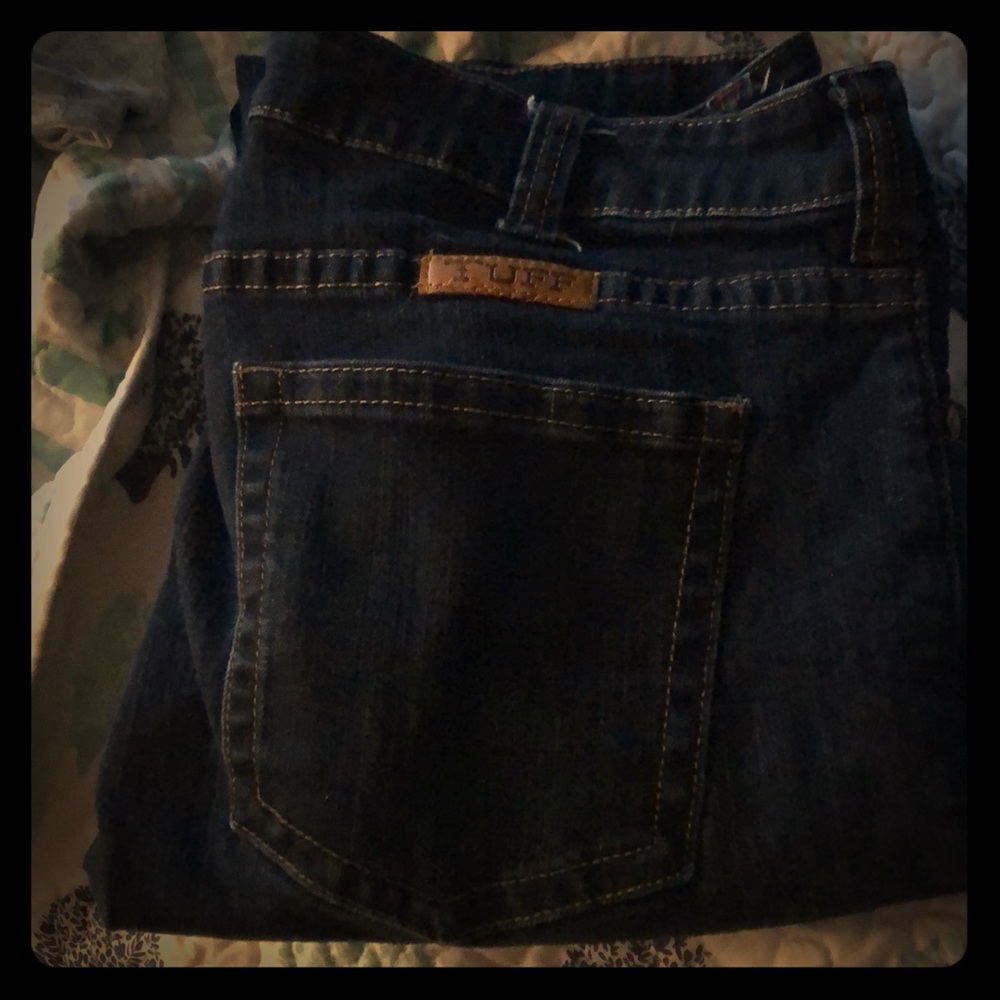 Cowgirl tuff, slim boot cut
